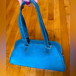 Andrea Viccaro Teal Handbag